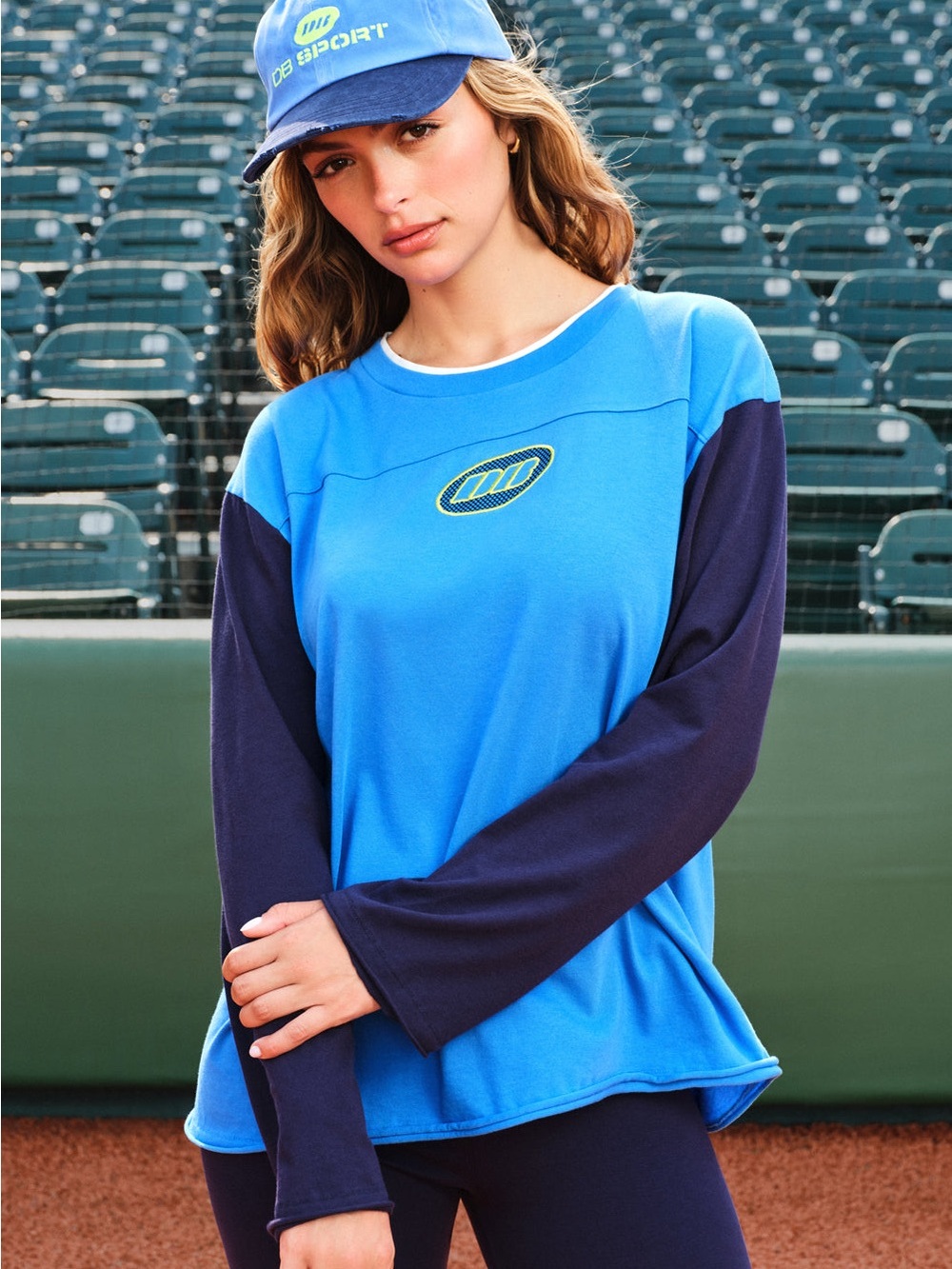 NWT DB Sport 90’s Long Sleeve in Blue Slush - Size XS/S